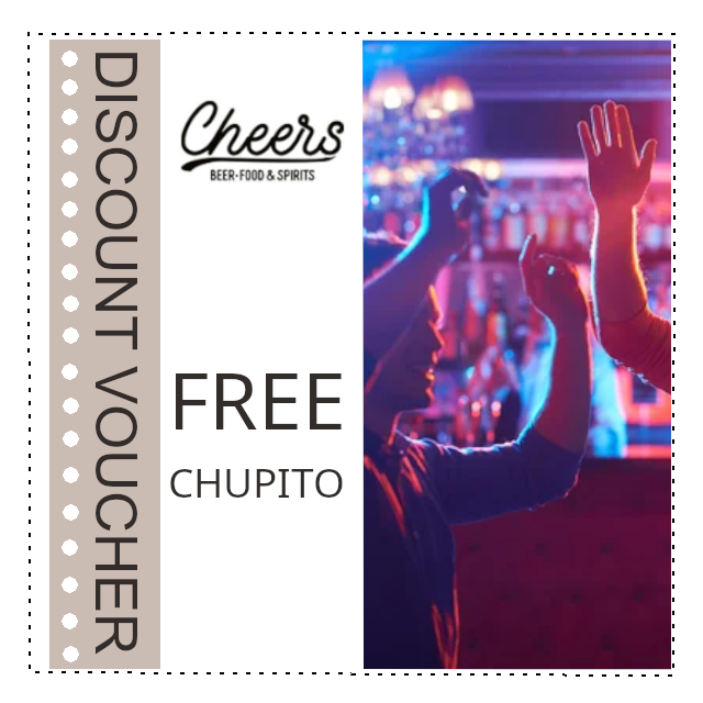CHEERS BAR FREE CHUPITO